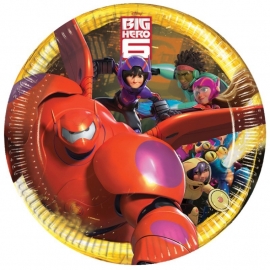 Big Hero 6 feestartikelen borden (8st)