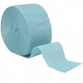 Crepe Streamer pastel blauw (2st)