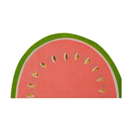 Summer Fruit feestartikelen - meloen servetten (16st)