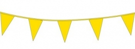 Vlagslinger/ vlaggenlijn geel (10m)
