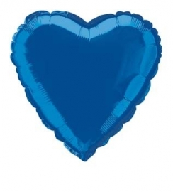 Folie / helium ballon hart blauw