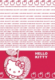 Hello Kitty Apple feestartikelen tafelkleed
