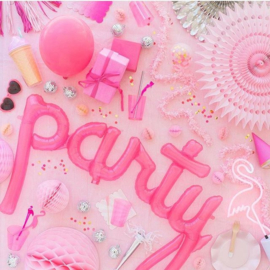 NORTHSTAR mylar ballon/ tekstballon Party roze
