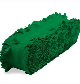 Crepe slinger groen 24 meter