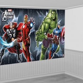 Avengers feestartikelen grote Scene Setter/ wandposter