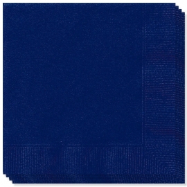 Effen kleur tafelgerei Blauw servetten (20st)
