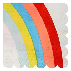 Regenbogen en eenhoorns feestartikelen - kleine servetten (20st)