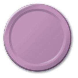 Feestartikelen Lavendel Paars/ Lila - borden (8st)