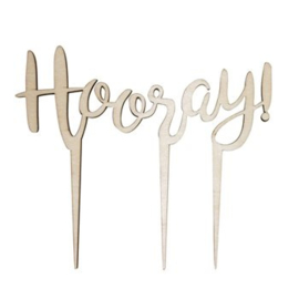 Pick & Mix feestartikelen - Hooray caketopper