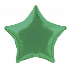 Folie/ helium ballon ster groen