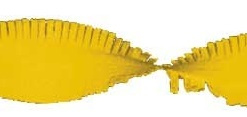 Crepe slinger geel 6 meter