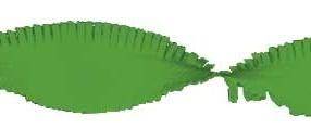 Crepe slinger lime groen 6 meter
