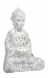 Boeddha kaars White wash