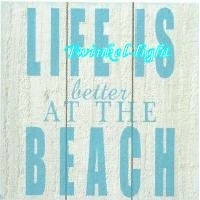 Servetten Life is better at the beach