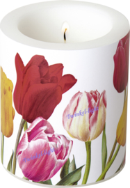 Kaars met Tulpen