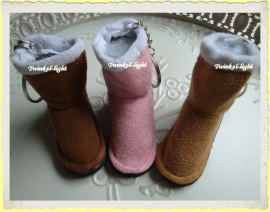 UGGS aan sleutelhanger in 3 kleuren