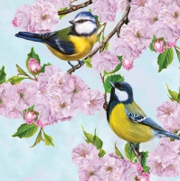 Servetten Birds and Blossom