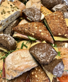 Broodjes op schaal/ lunchbox