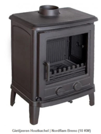 Gietijzeren Houtkachel | Nordflam Breno (10 KW)