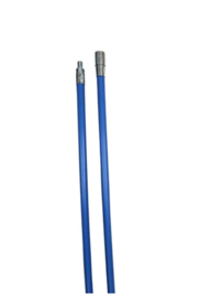 ISOTUBE ZekerVast® Glasfiber Veegstok 1 Meter Blauw met Blokkersysteem