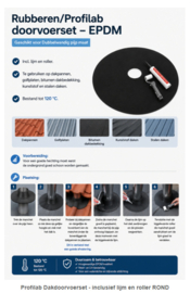 EPDM gat diameter 80mm