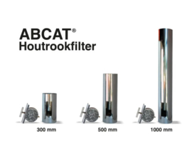 ABCAT® houtrookfilter Ø150mm Lengte 190mm