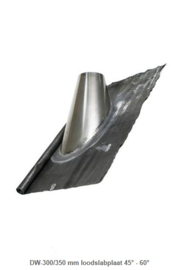 DW-300/350 mm loodslabplaat 45° - 60°