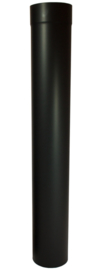 EW/Ø120mm Kachelpijp 100cm zonder verjongen Kleur: zwart