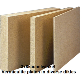 Vermiculite plaat 410 x 1000 x 20mm Binnenwerk
