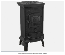 Gietijzeren Houtkachel | Nordflam Verdo (6 KW)