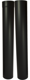 EW/Ø150mm Paspijp Set 105-195cm zonder verjonging Kleur: zwart #DUN600011