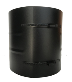 Klemband breed Ø150-200mm zwart