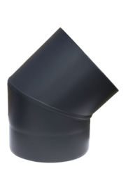 EW/110 Bocht 45 graden Kleur: zwart #DUN800005