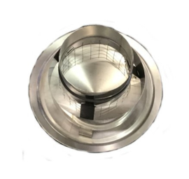 EW/Ø150mm Trekkap met gaas
