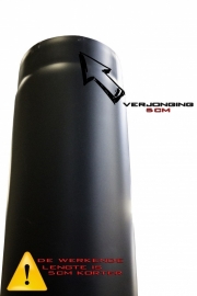 EW/Ø150mm Kachelpijp 50cm Kleur: Antraciet #DUN600010