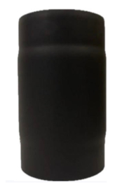 2 MM Ø 120 mm  kachelpijp spie-spie - Zwart