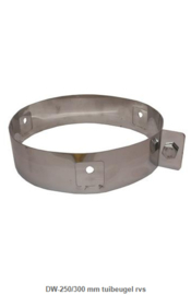 DW-250/300 mm tuibeugel rvs