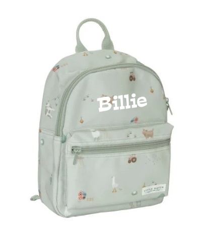 Rugzakje met naam Little farm