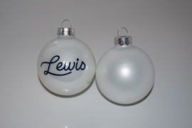 Kerstbal met naam klein