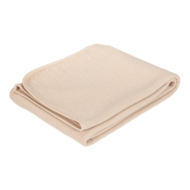 Wiegdeken zomer pure beige 70x100cm