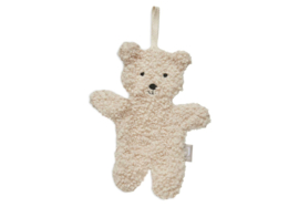 Knuffel/speendoekje teddy boucle naturel