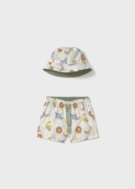 Zwemshort + hoedje