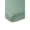 Hoeslaken jersey stone green 60x120cm