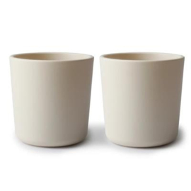 Cups mushie ivory