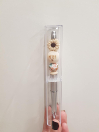 Balpen meter zilver