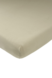 Hoeslaken jersey taupe 70x140cm