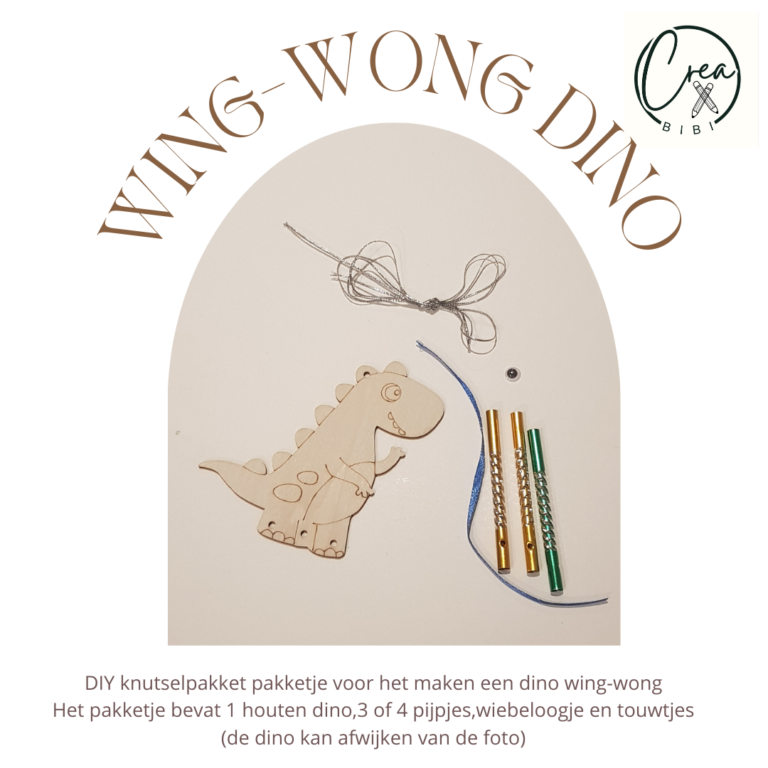 Knutselpakketje wing wong dino (49)