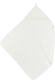 Badcape ruffle offwhite