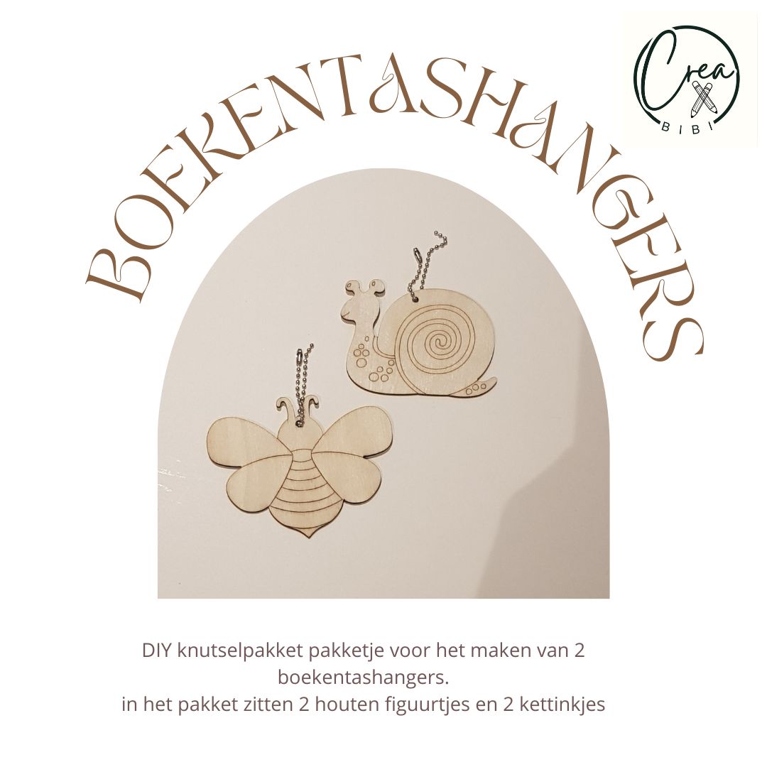 Knutselpakketje boekentashangers (20)