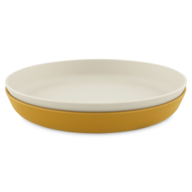 Set bordjes mustard